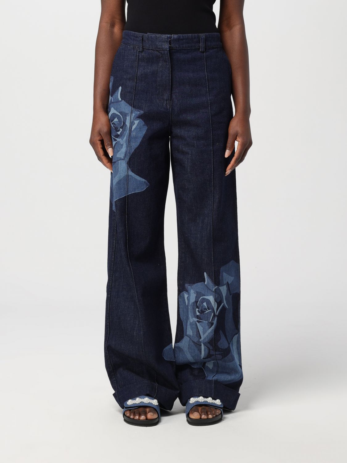 Kenzo Jeans KENZO Woman colour Blue