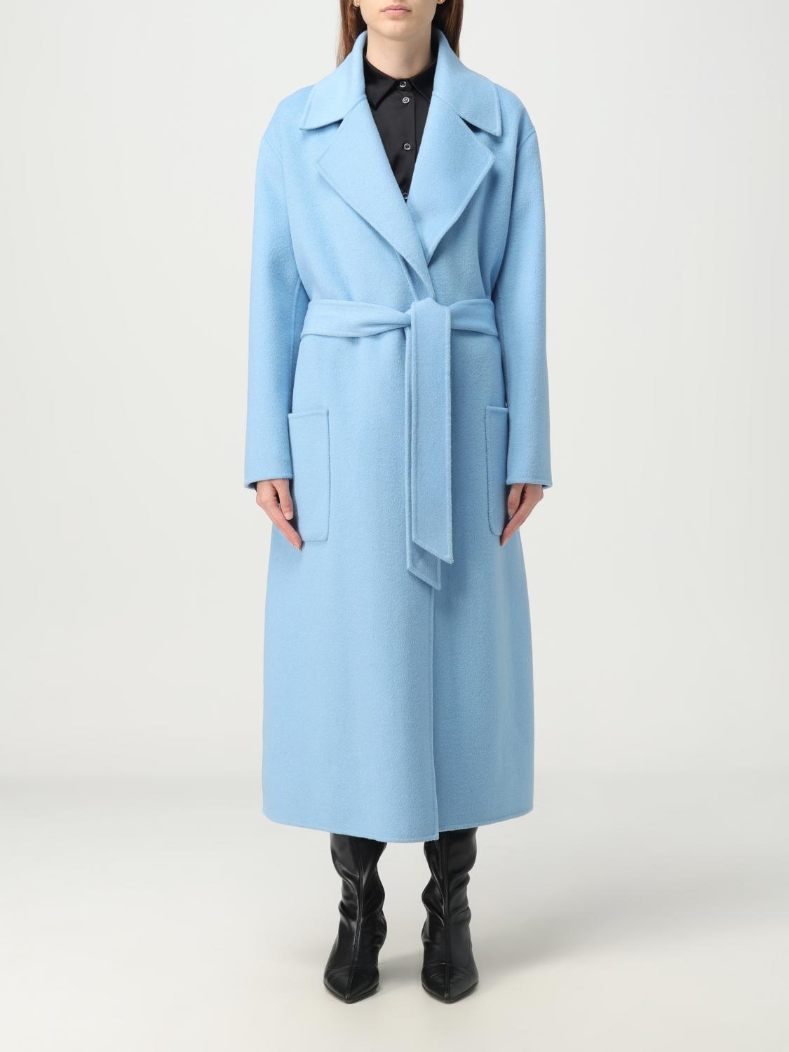 Simona Corsellini Coat SIMONA CORSELLINI Woman colour Blue