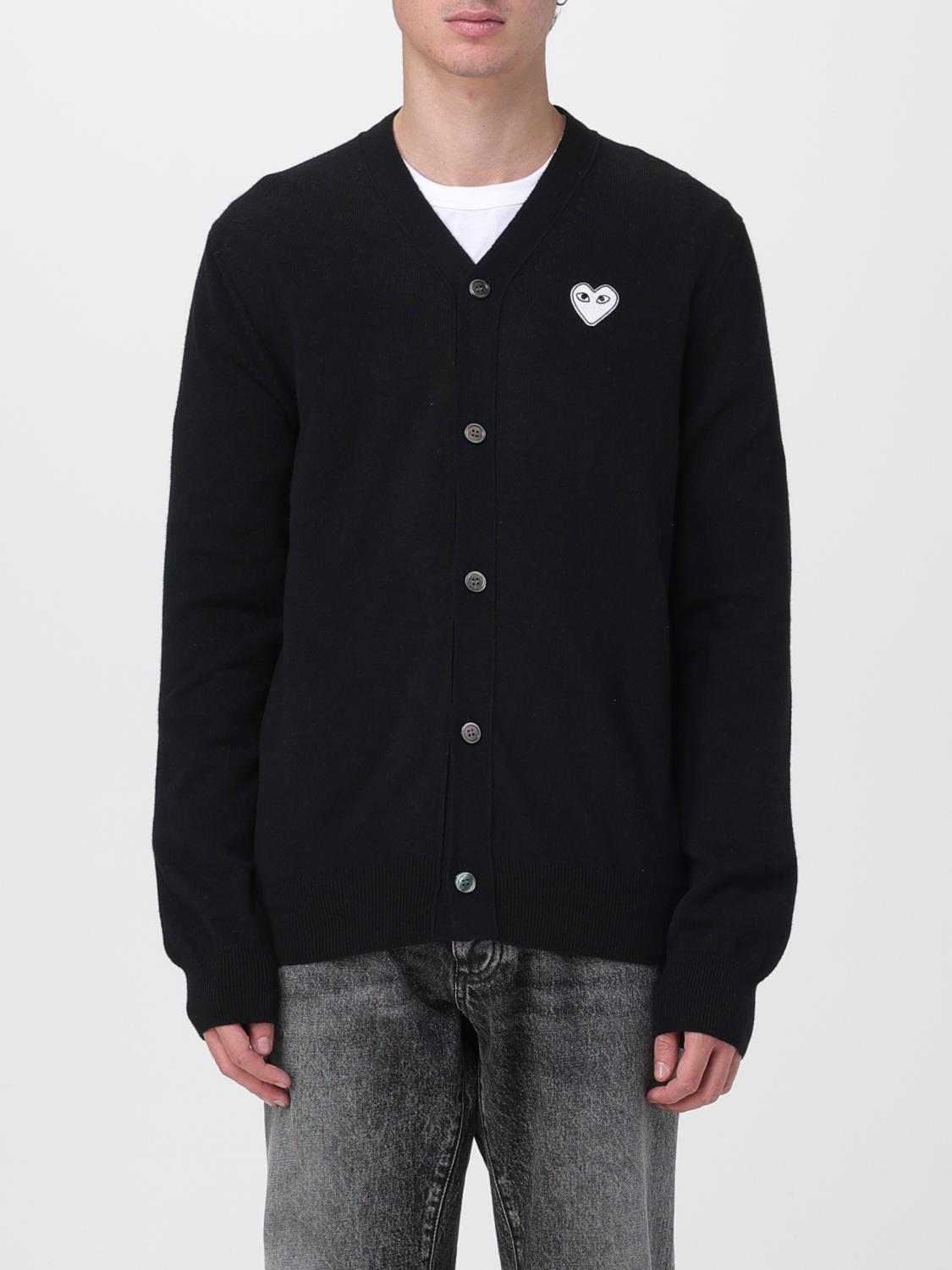 Comme Des Garçons Play Cardigan COMME DES GARCONS PLAY Men colour Black