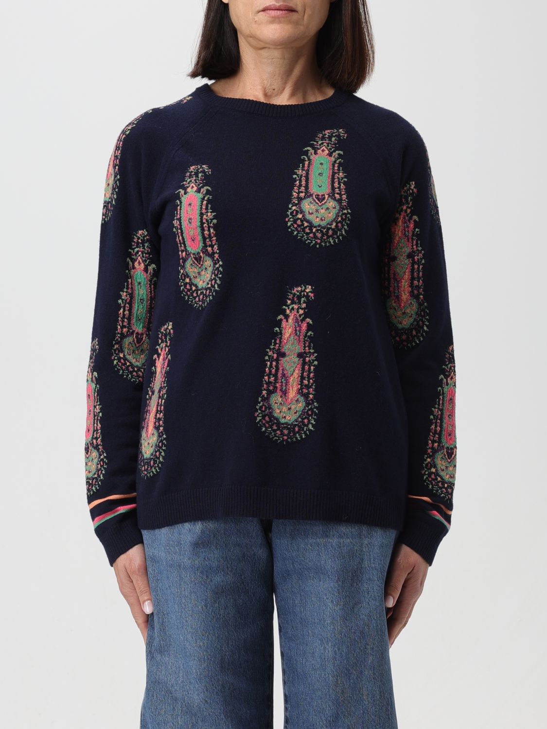 Etro Jumper ETRO Woman colour Blue