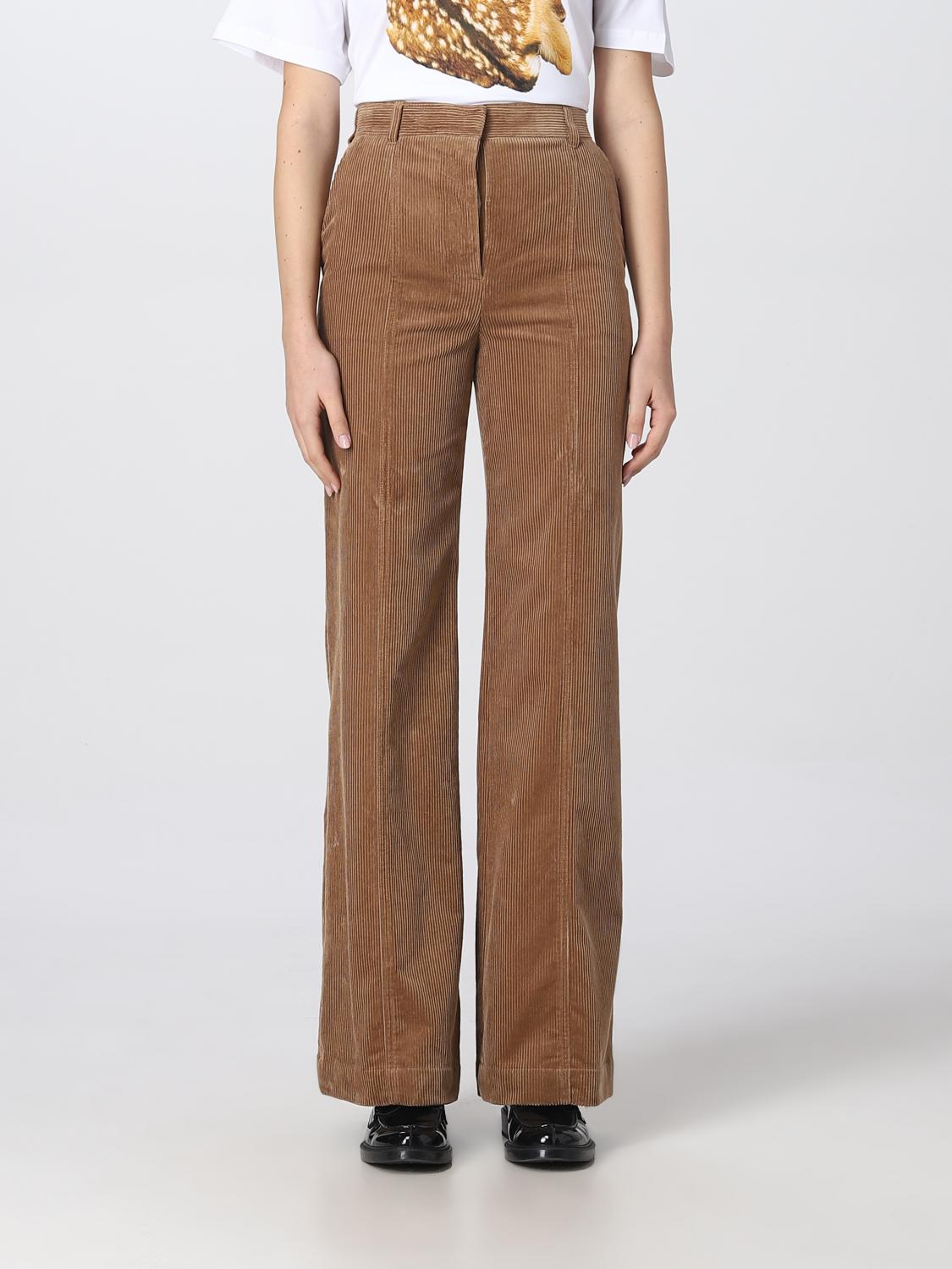 Burberry Trousers BURBERRY Woman colour Beige