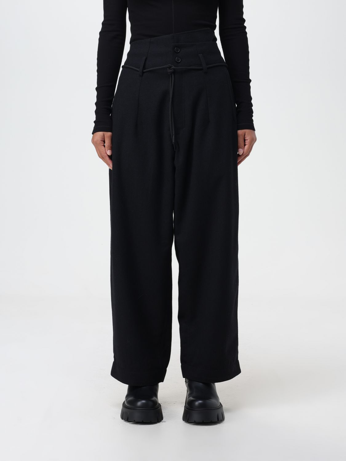 Y-3 Trousers Y-3 Woman colour Black