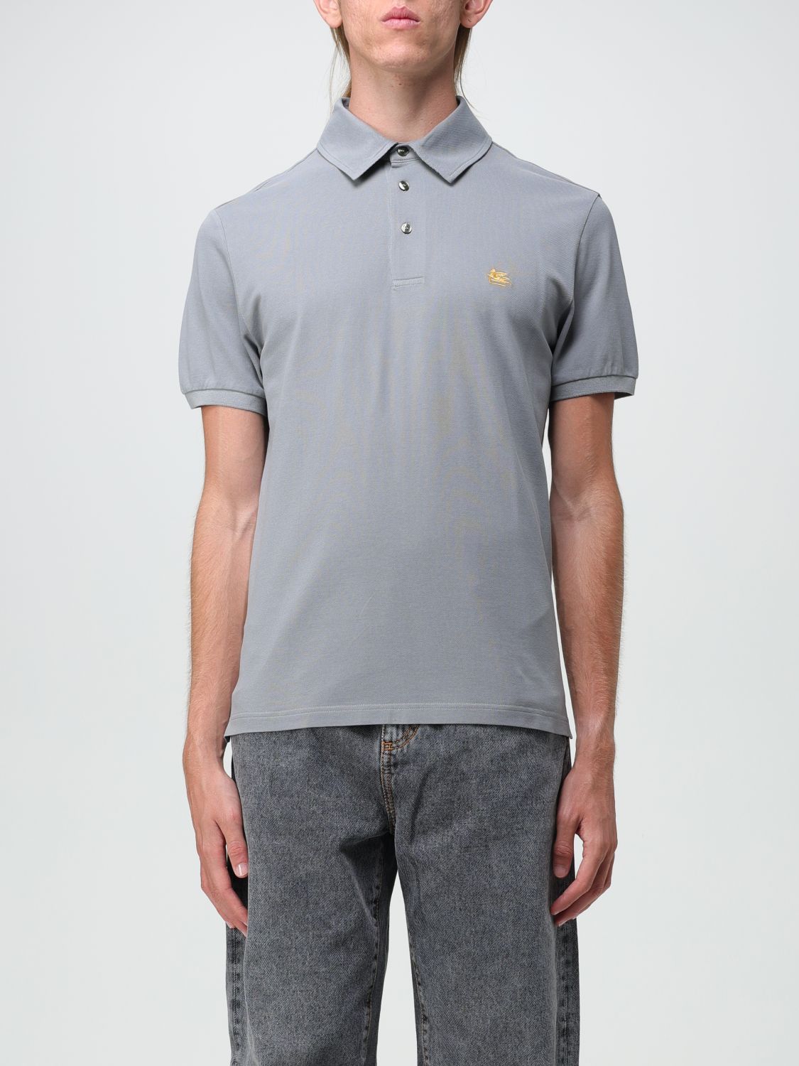 Etro Polo Shirt ETRO Men colour Grey