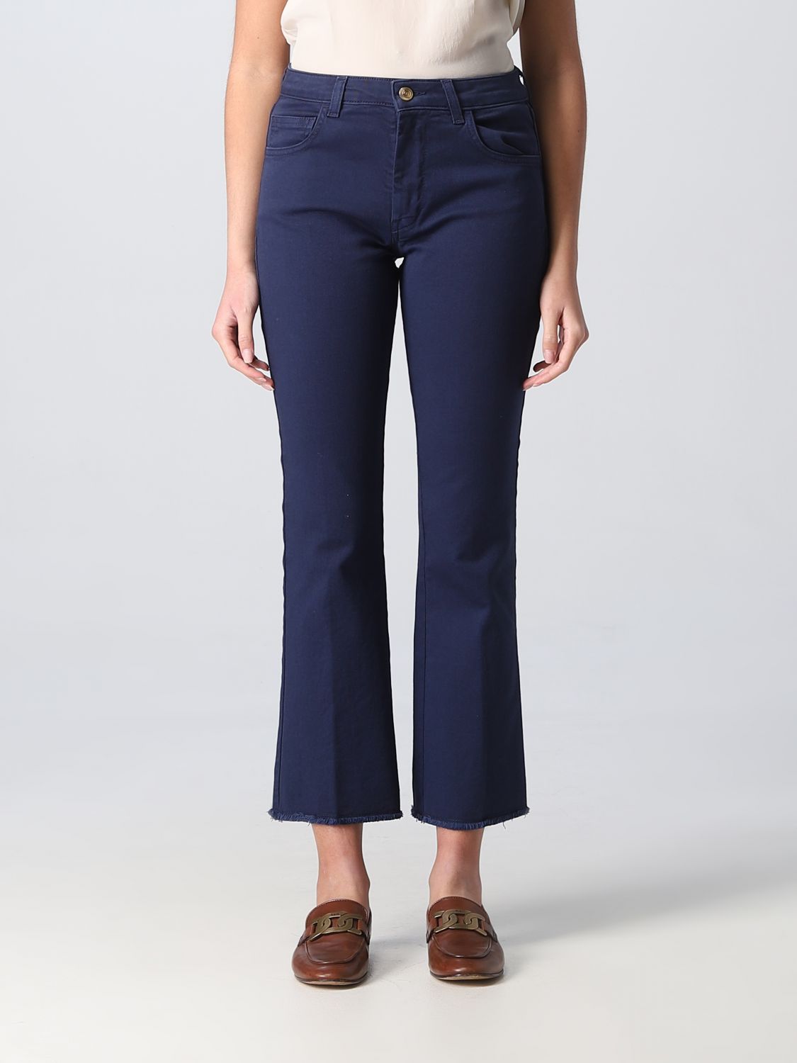 Fay Trousers FAY Woman colour Blue