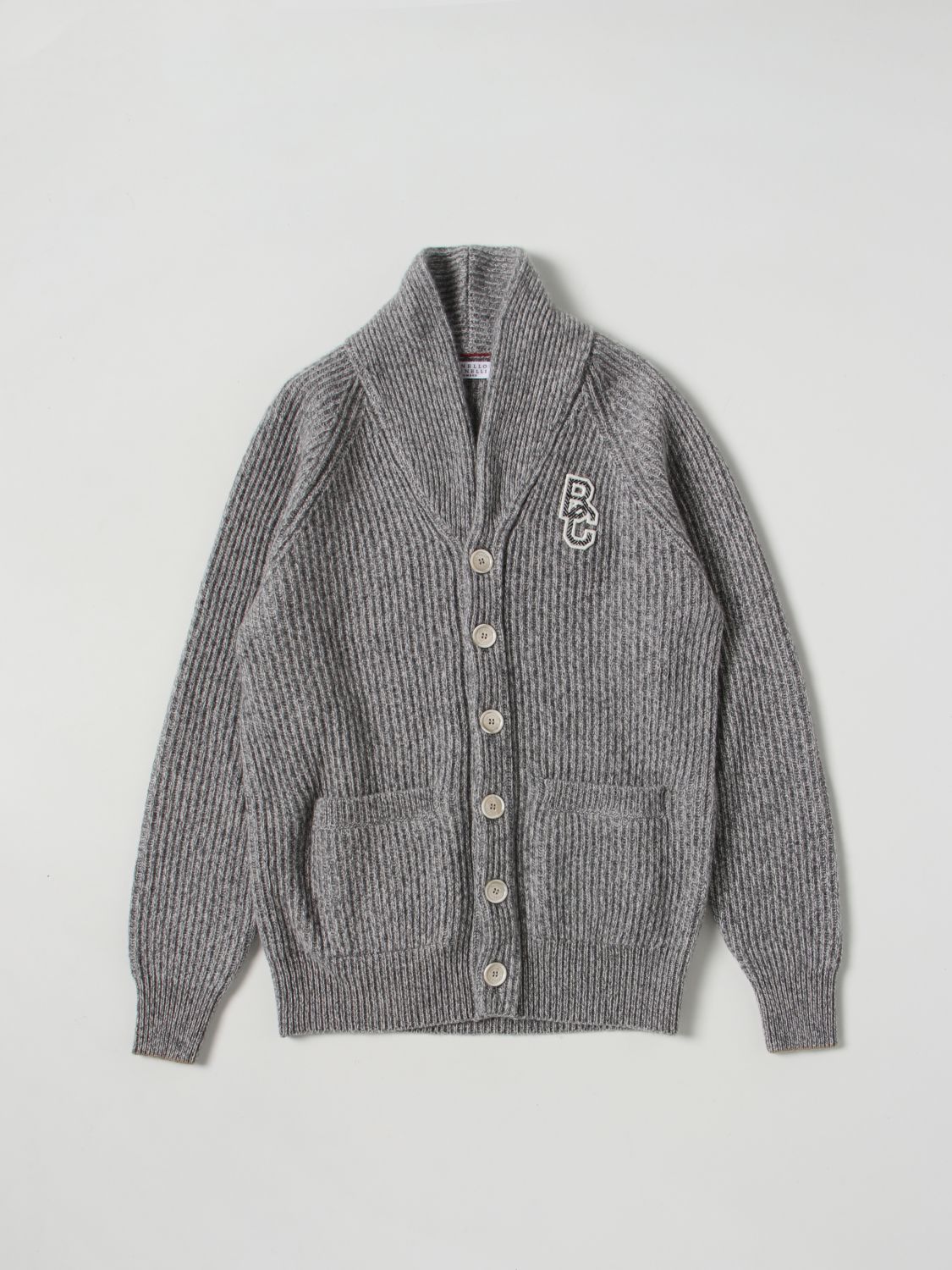 Brunello Cucinelli Jumper BRUNELLO CUCINELLI Kids colour Grey