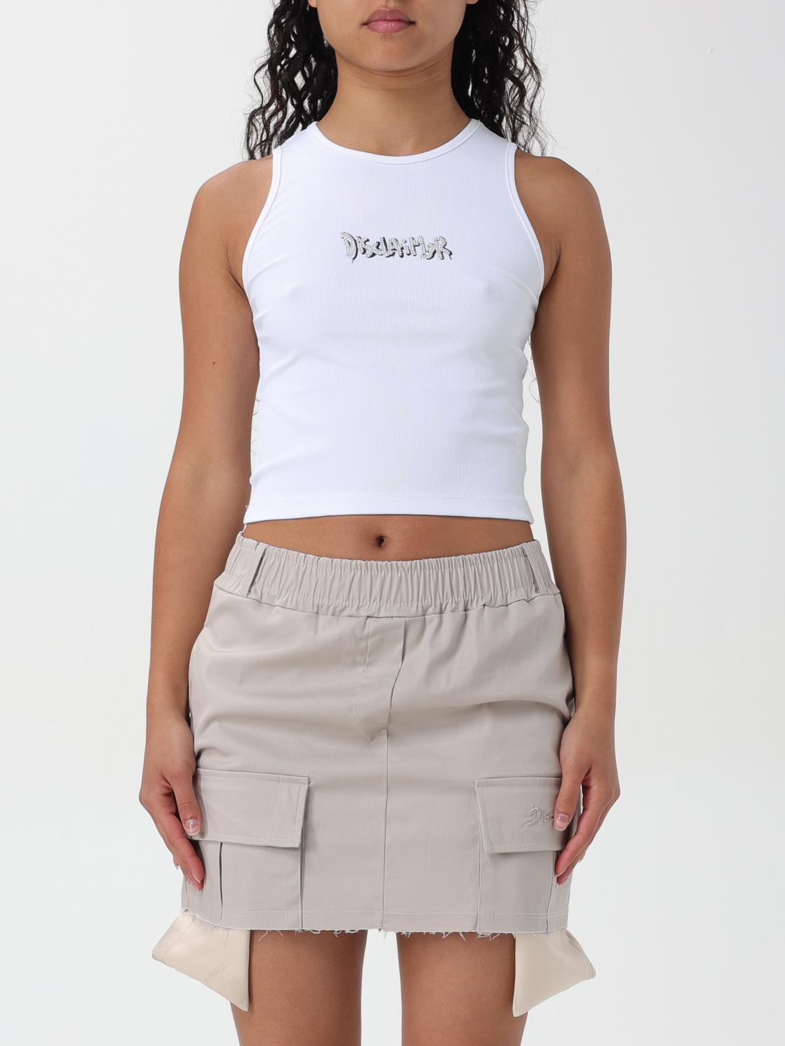 Disclaimer Top DISCLAIMER Woman colour White