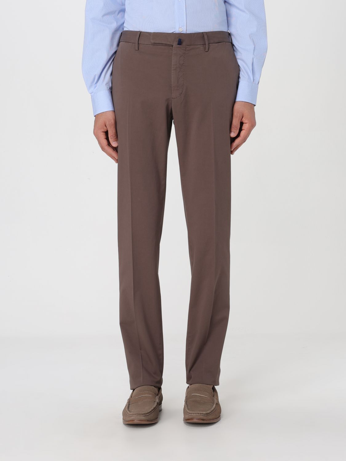 Incotex Trousers INCOTEX Men colour Mud