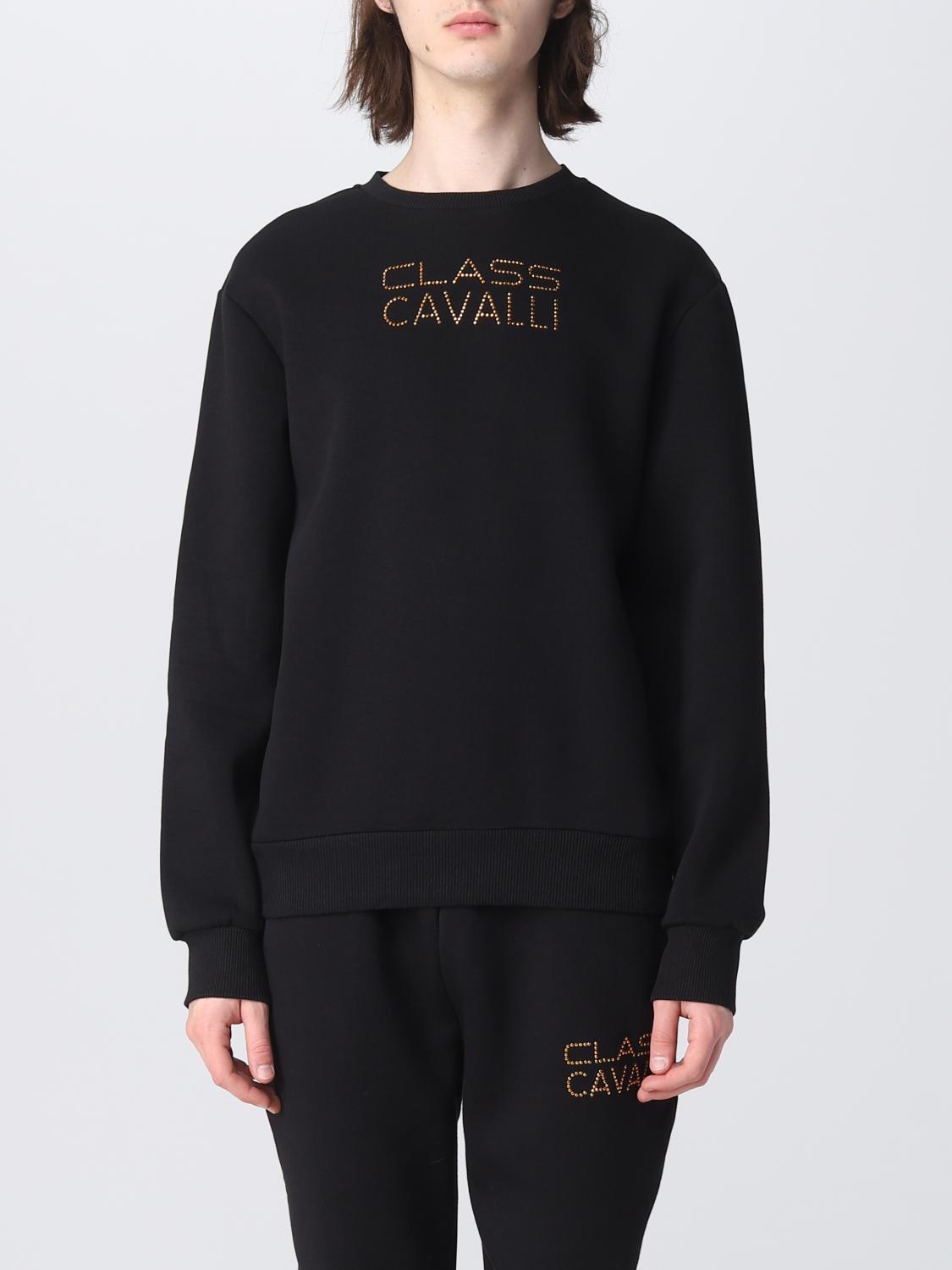 Class Roberto Cavalli Sweatshirt CLASS ROBERTO CAVALLI Men colour Black