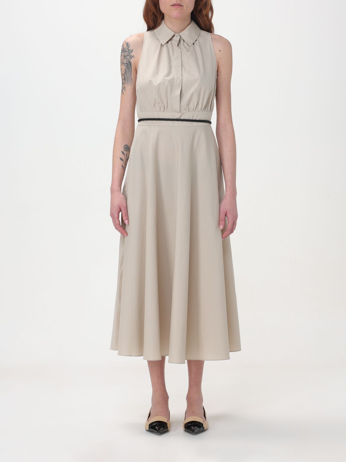 MAX MARA STUDIO Dress MAX MARA STUDIO Woman colour Beige