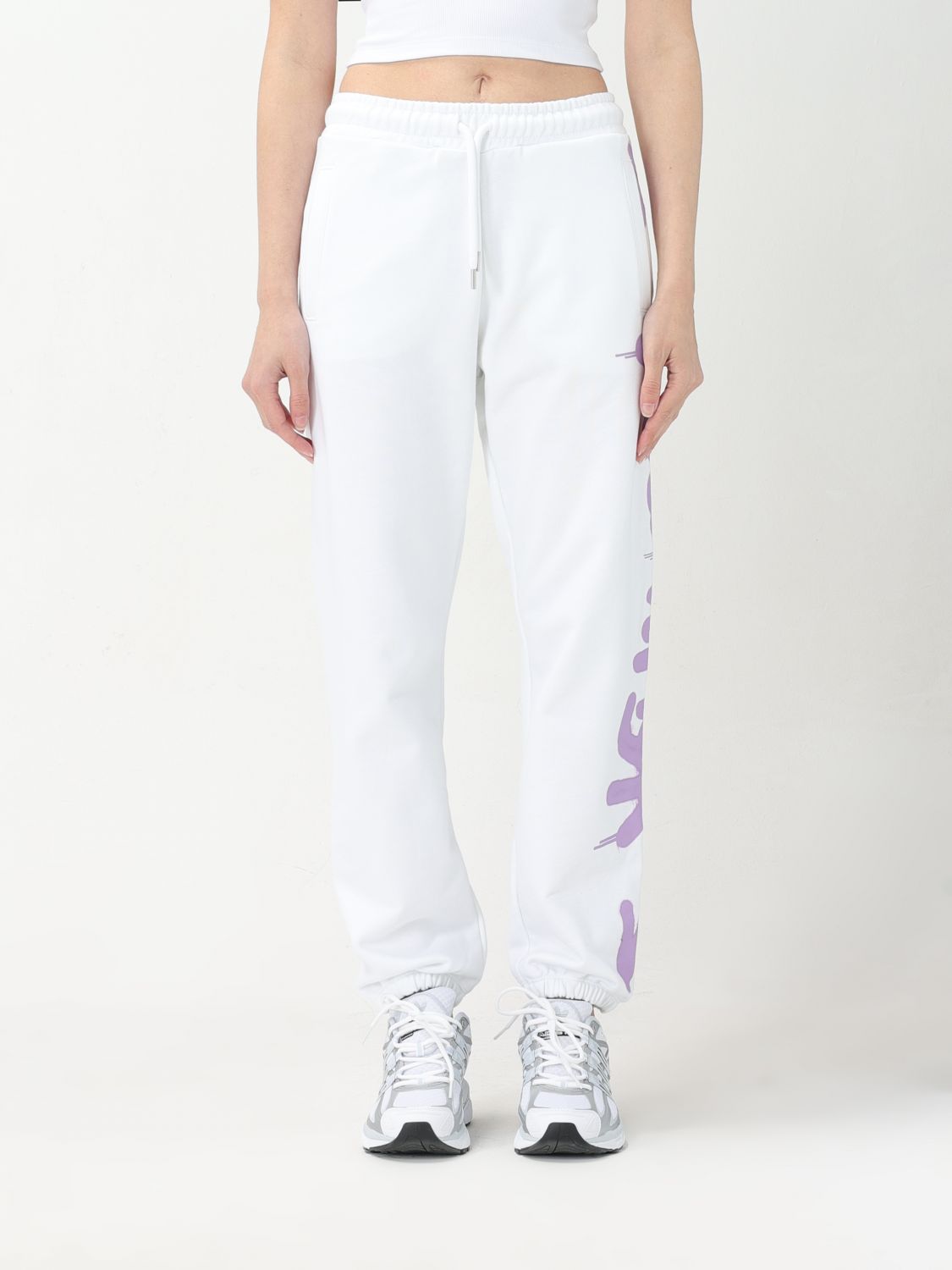 Disclaimer Trousers DISCLAIMER Woman colour White