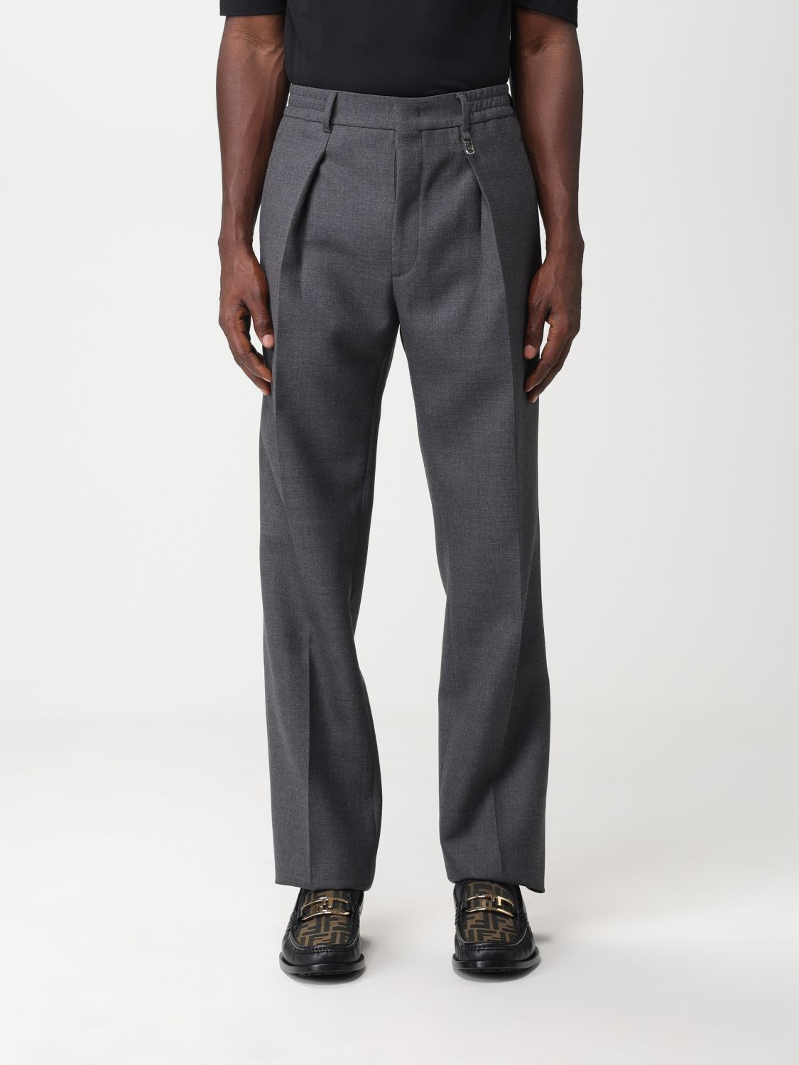 FENDI Trousers FENDI Men colour Grey