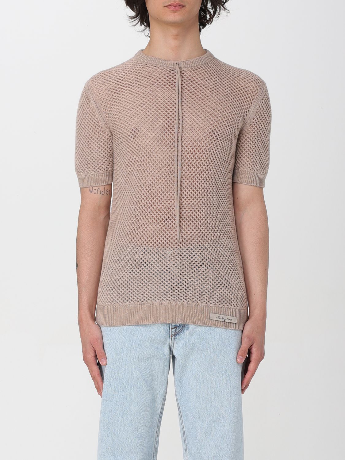 FENDI Jumper FENDI Men colour Natural