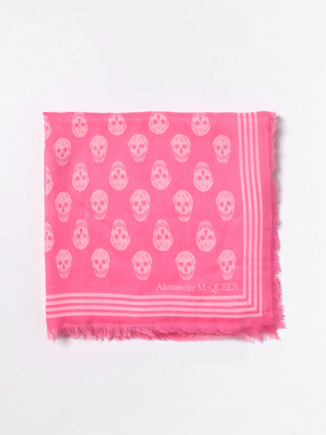 Alexander McQueen Scarf ALEXANDER MCQUEEN Woman colour Pink