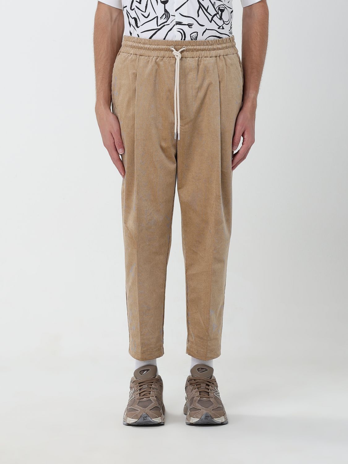 Drôle de Monsieur Trousers DROLE DE MONSIEUR Men colour Beige