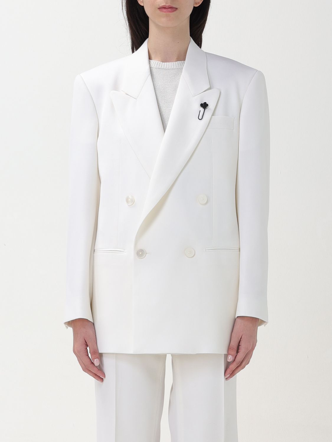Lardini Jacket LARDINI Woman color White