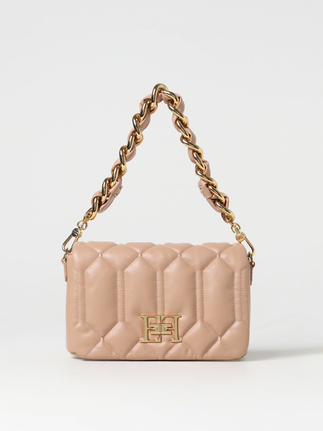 Elisabetta Franchi Shoulder Bag ELISABETTA FRANCHI Woman colour Nude