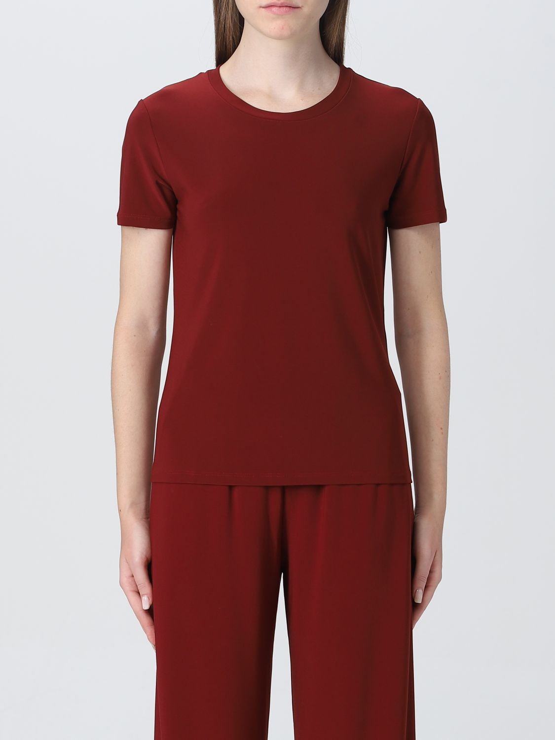 Max Mara Leisure T-Shirt MAX MARA LEISURE Woman colour Burgundy