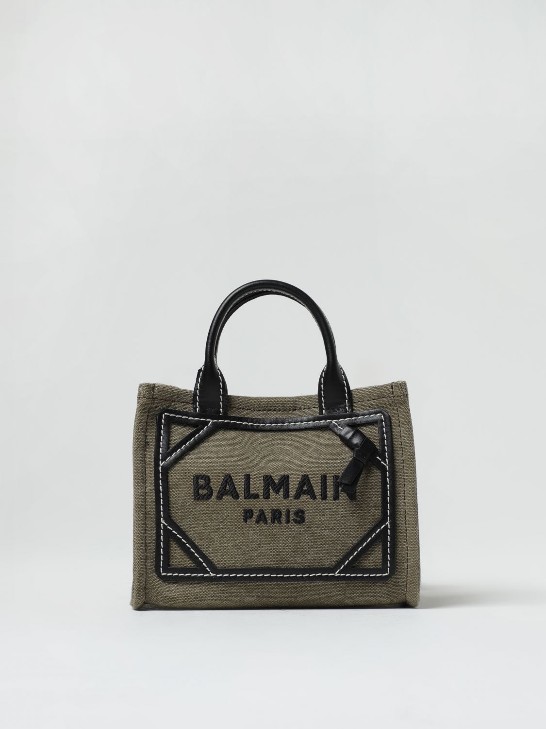 Balmain Tote Bags BALMAIN Woman colour Kaki