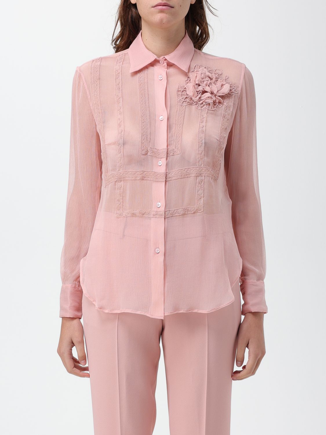 Ermanno Scervino Shirt ERMANNO SCERVINO Woman colour Pink