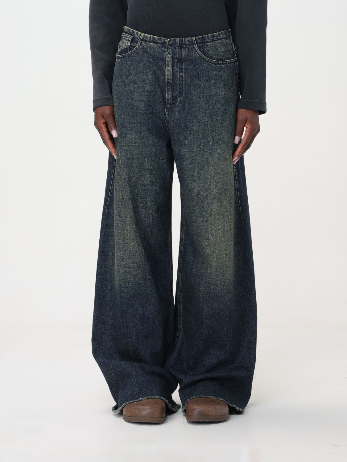 MM6 Maison Margiela Trousers MM6 MAISON MARGIELA Woman colour Blue