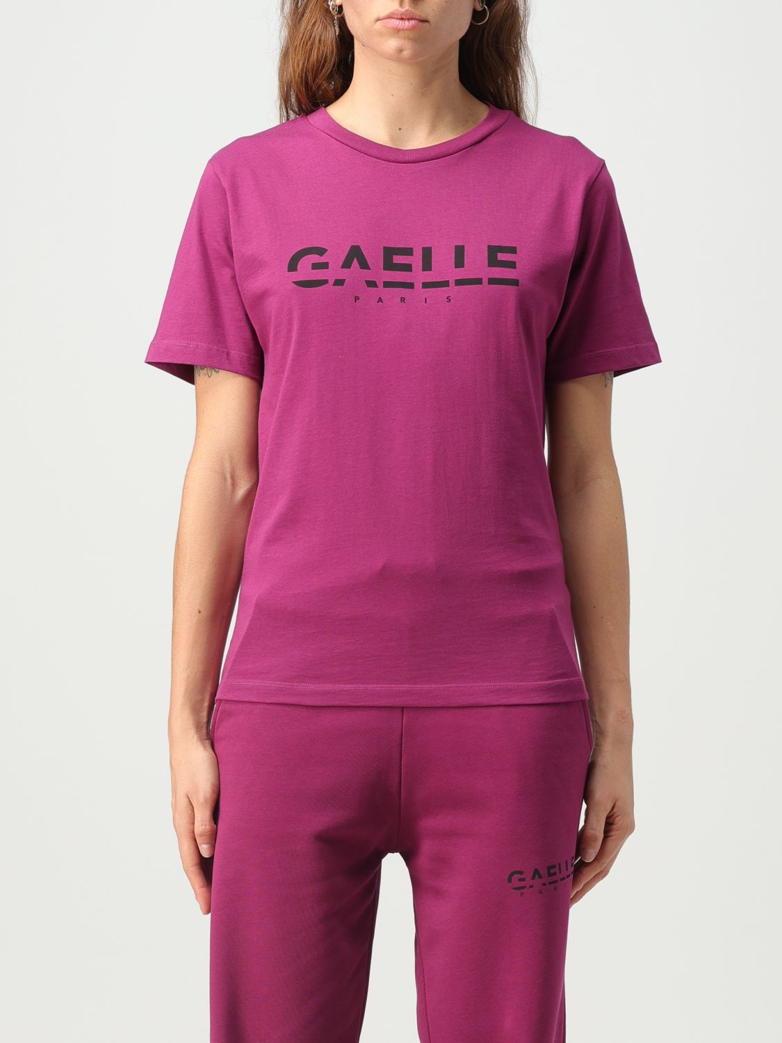 Gaëlle Paris T-Shirt GAËLLE PARIS Woman colour Violet