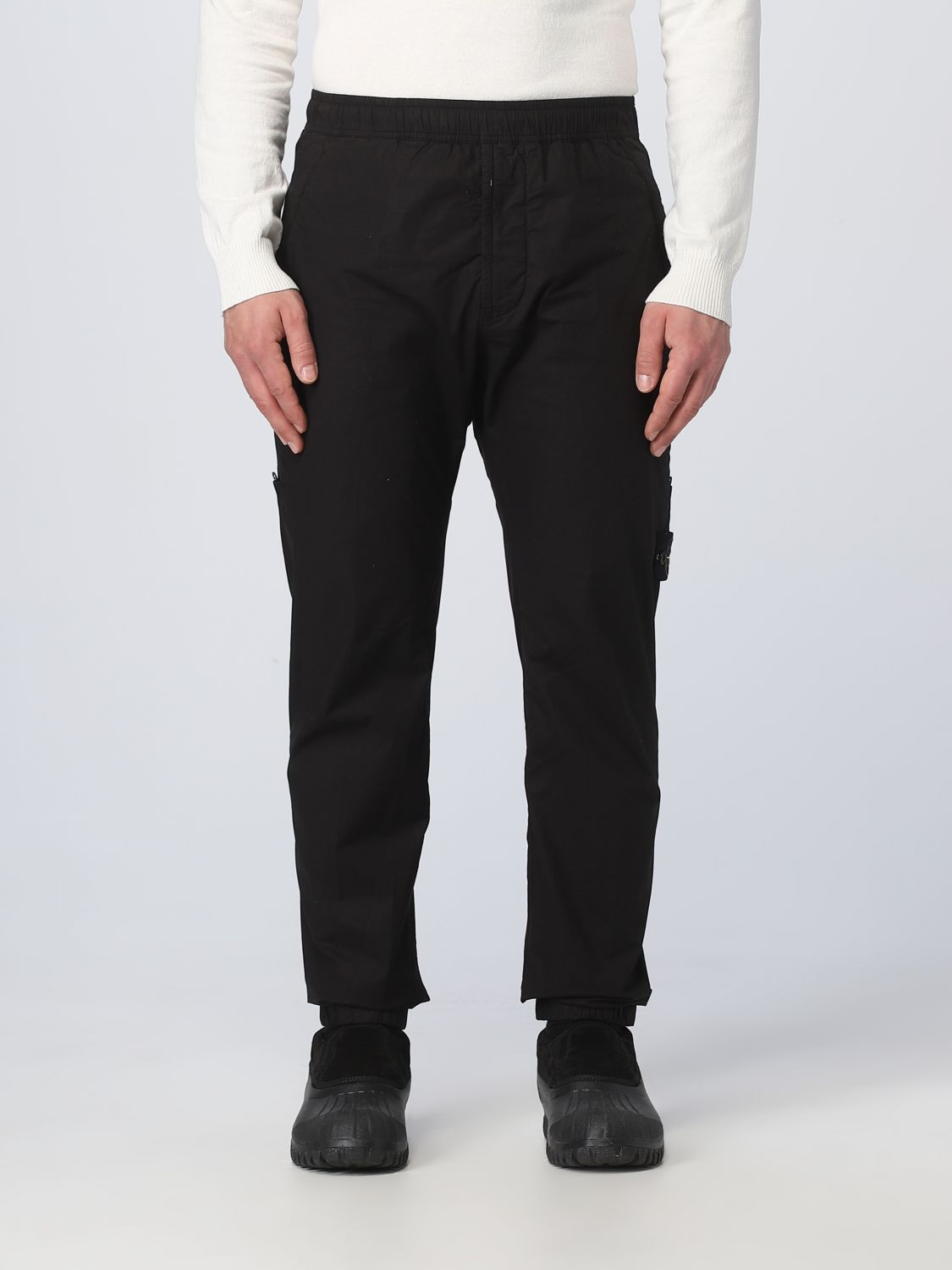 Stone Island Trousers STONE ISLAND Men colour Black