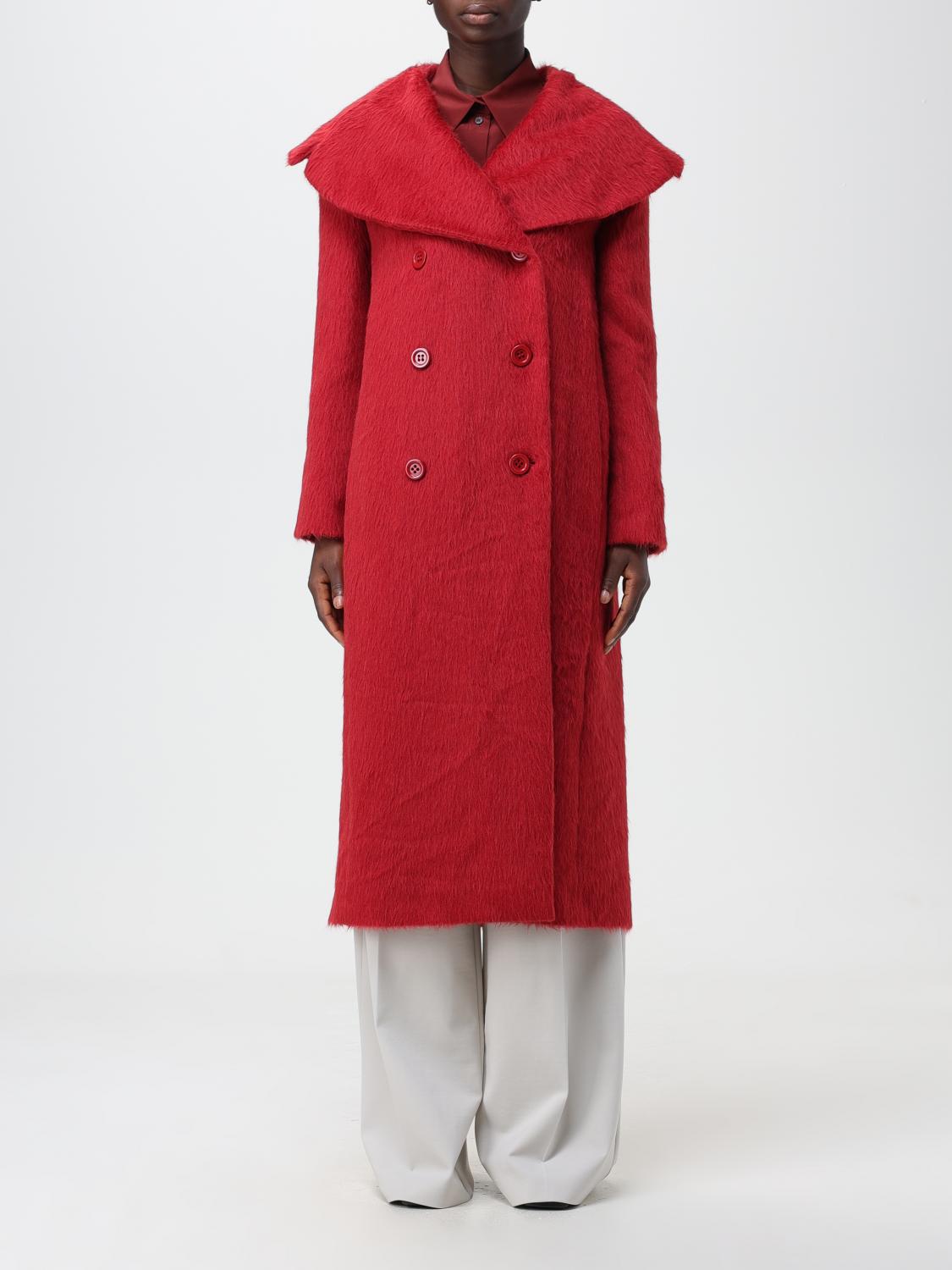 Alberta Ferretti Coat ALBERTA FERRETTI Woman colour Red