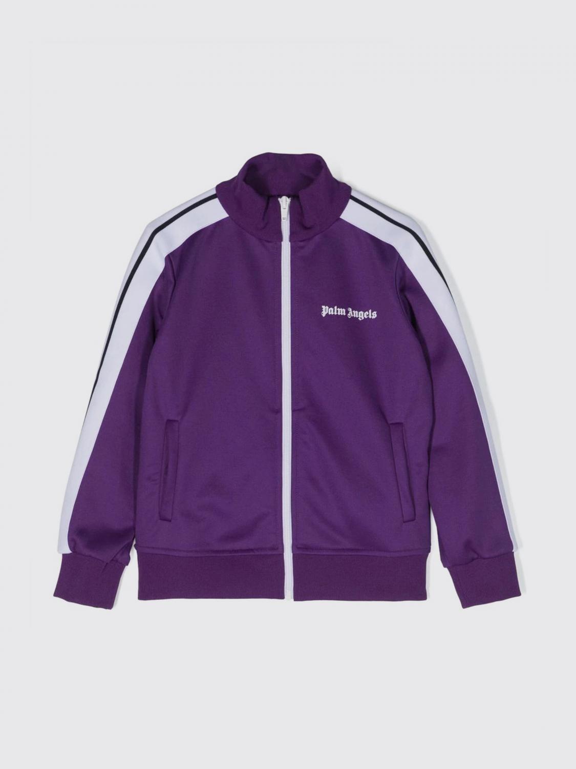 Palm Angels Kids Sweater PALM ANGELS KIDS Kids color Violet