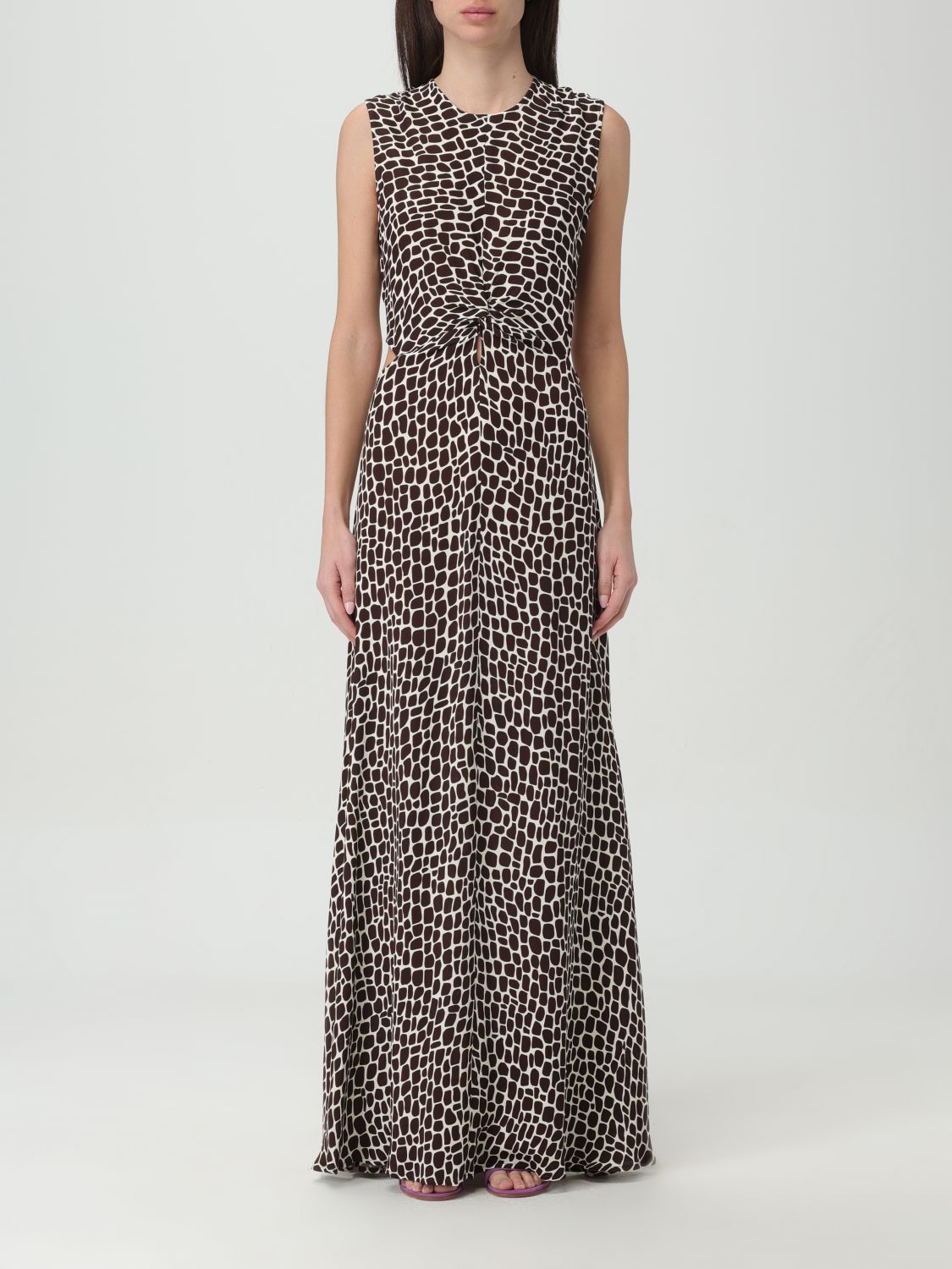 Msgm Dress MSGM Woman colour Brown