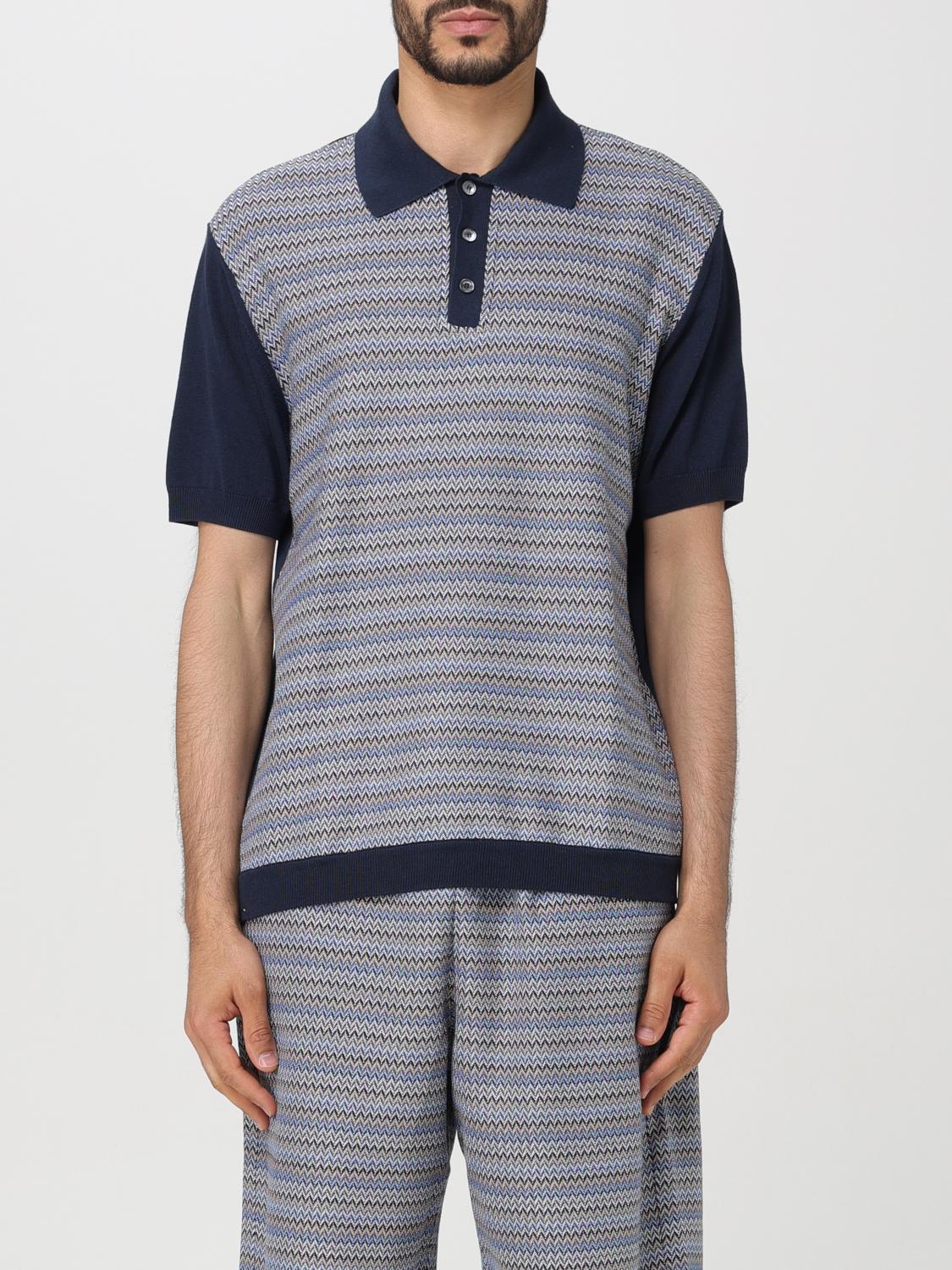 Missoni Polo Shirt MISSONI Men colour Navy