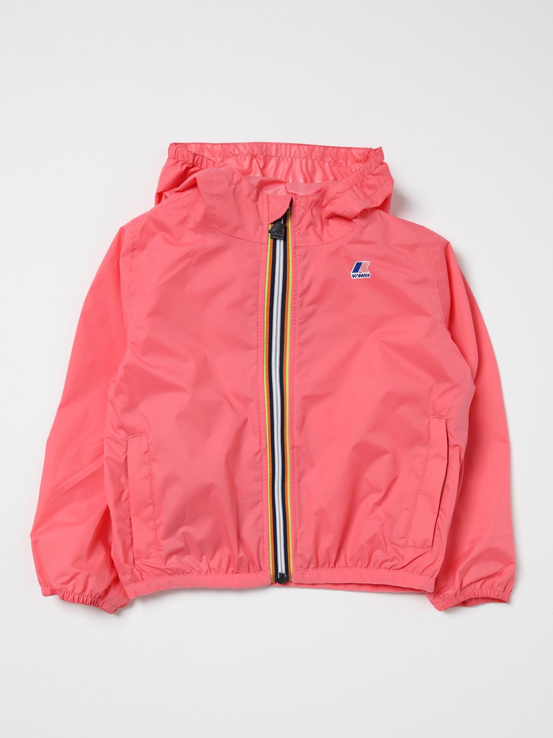 K-Way Jacket K-WAY Kids color Baby Pink