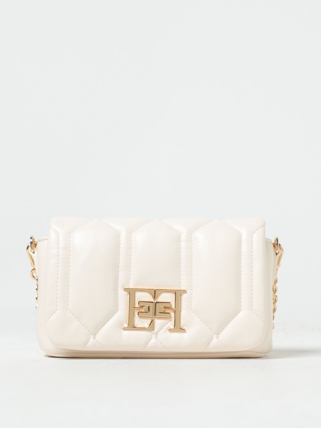 Elisabetta Franchi Crossbody Bags ELISABETTA FRANCHI Woman colour Yellow Cream