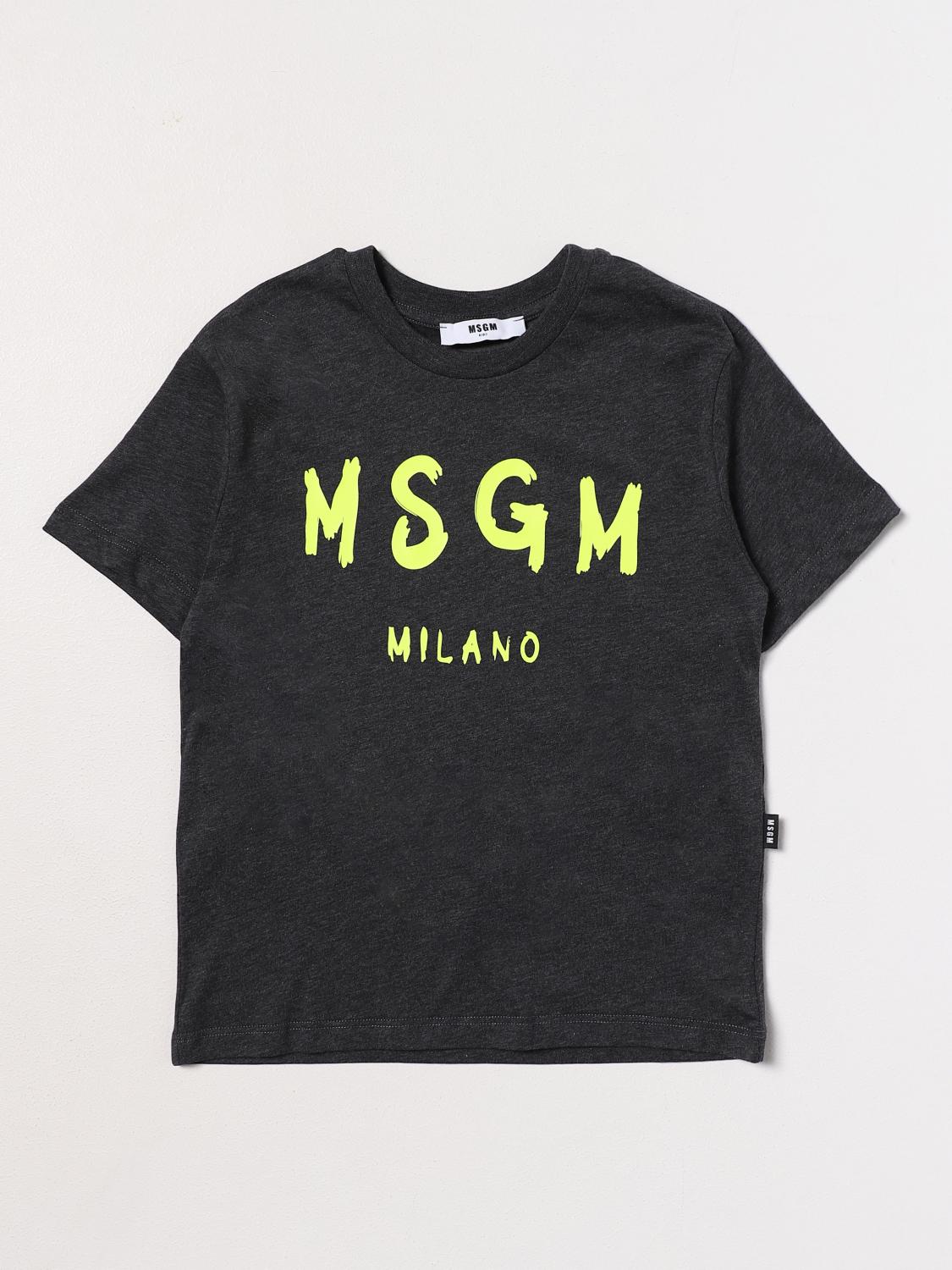 Msgm Kids T-Shirt MSGM KIDS Kids colour Grey