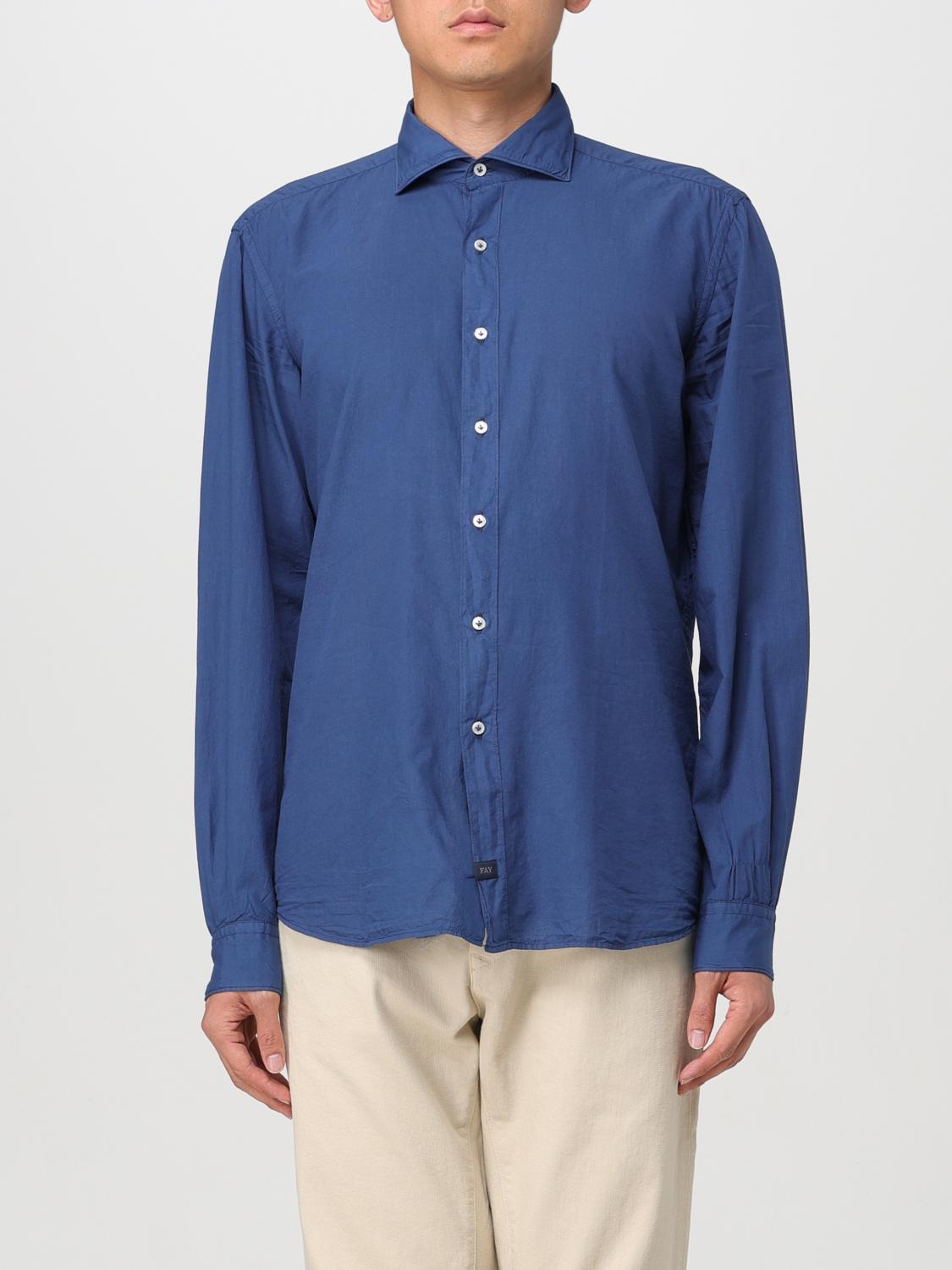 Fay Shirt FAY Men color Blue