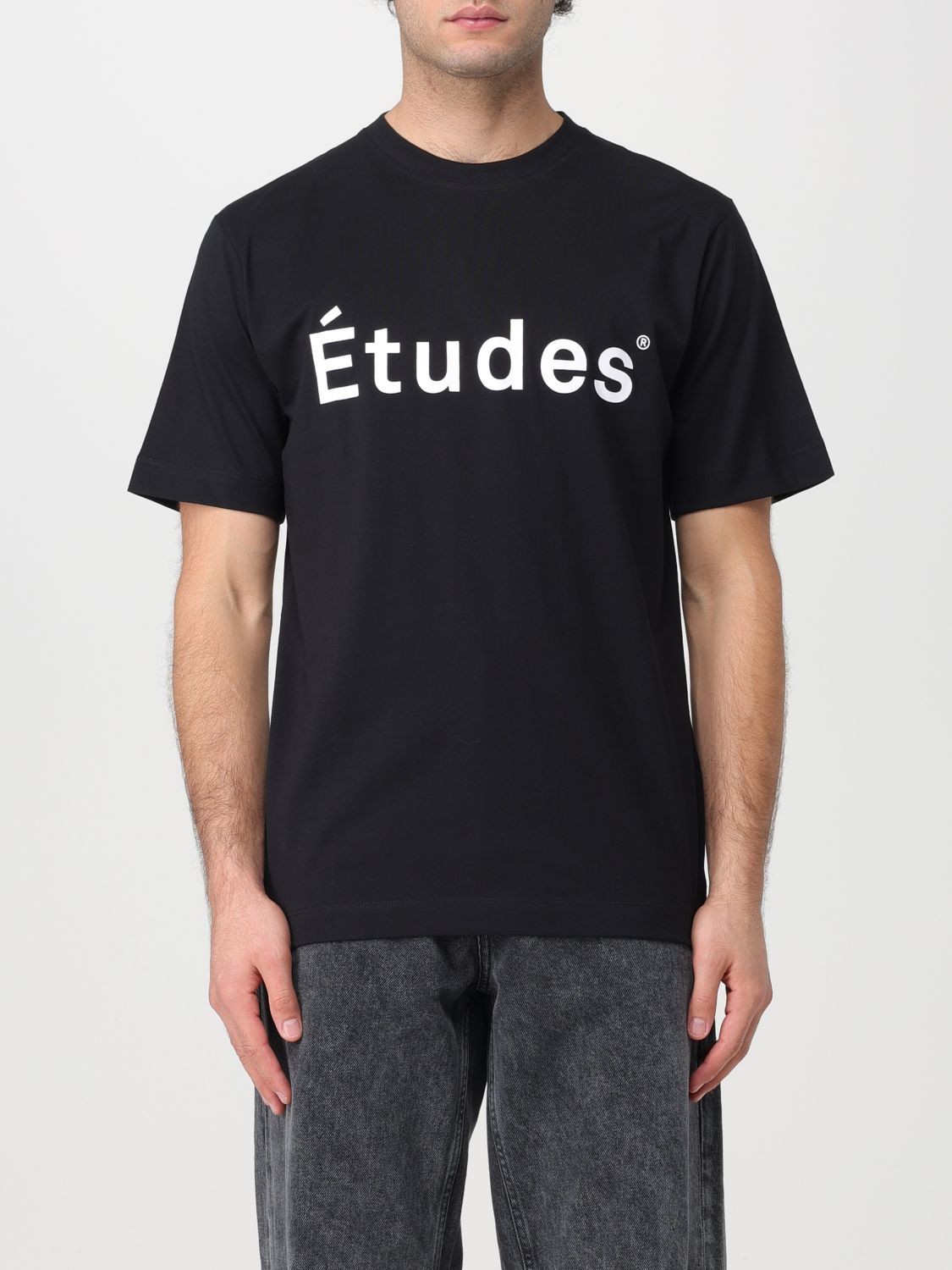 Études T-Shirt ÉTUDES Men colour Black