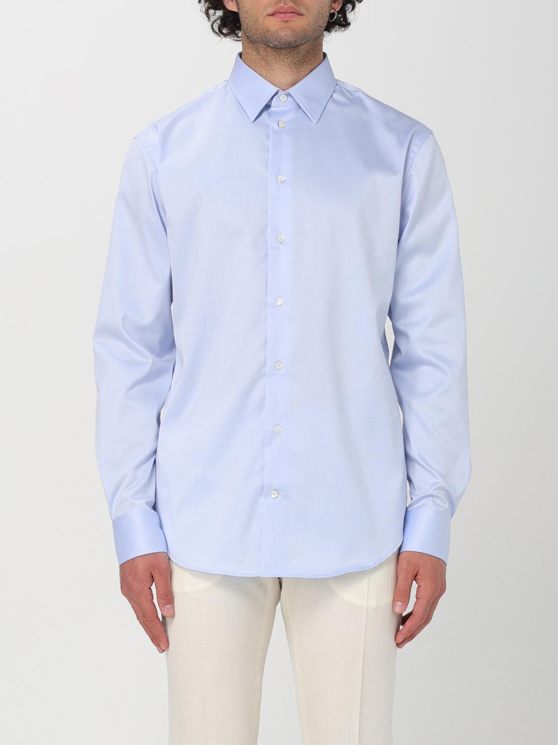 Emporio Armani Shirt EMPORIO ARMANI Men color Gnawed Blue