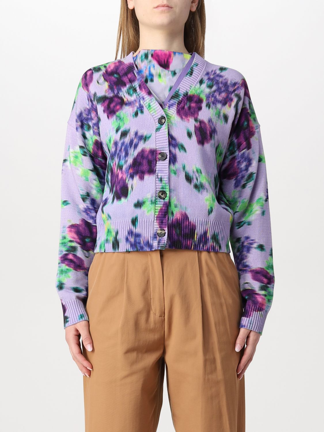 Kenzo Cardigan KENZO Woman colour Wisteria