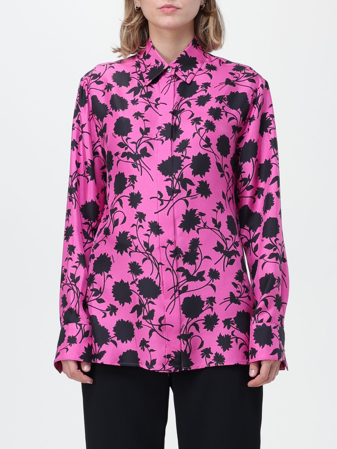 Versace Shirt VERSACE Woman colour Fuchsia