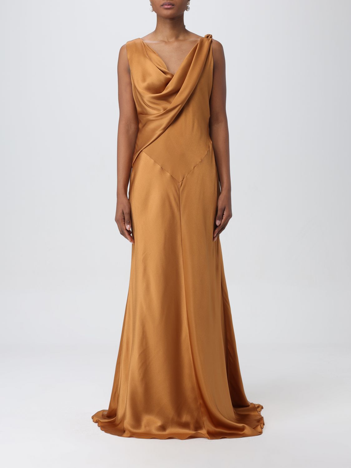 Alberta Ferretti Dress ALBERTA FERRETTI Woman colour Brown