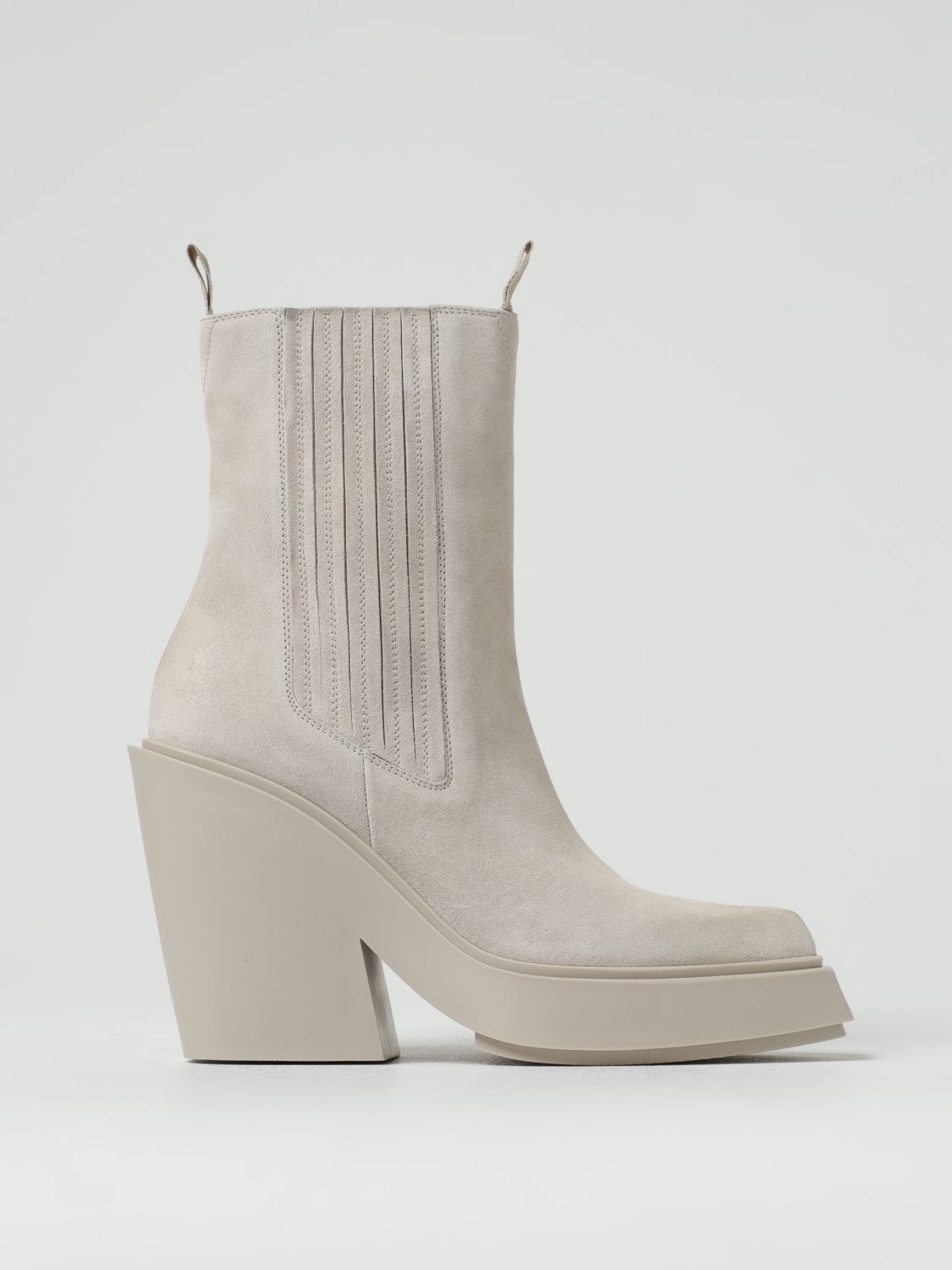 Vic Matié Flat Ankle Boots VIC MATIÉ Woman colour White