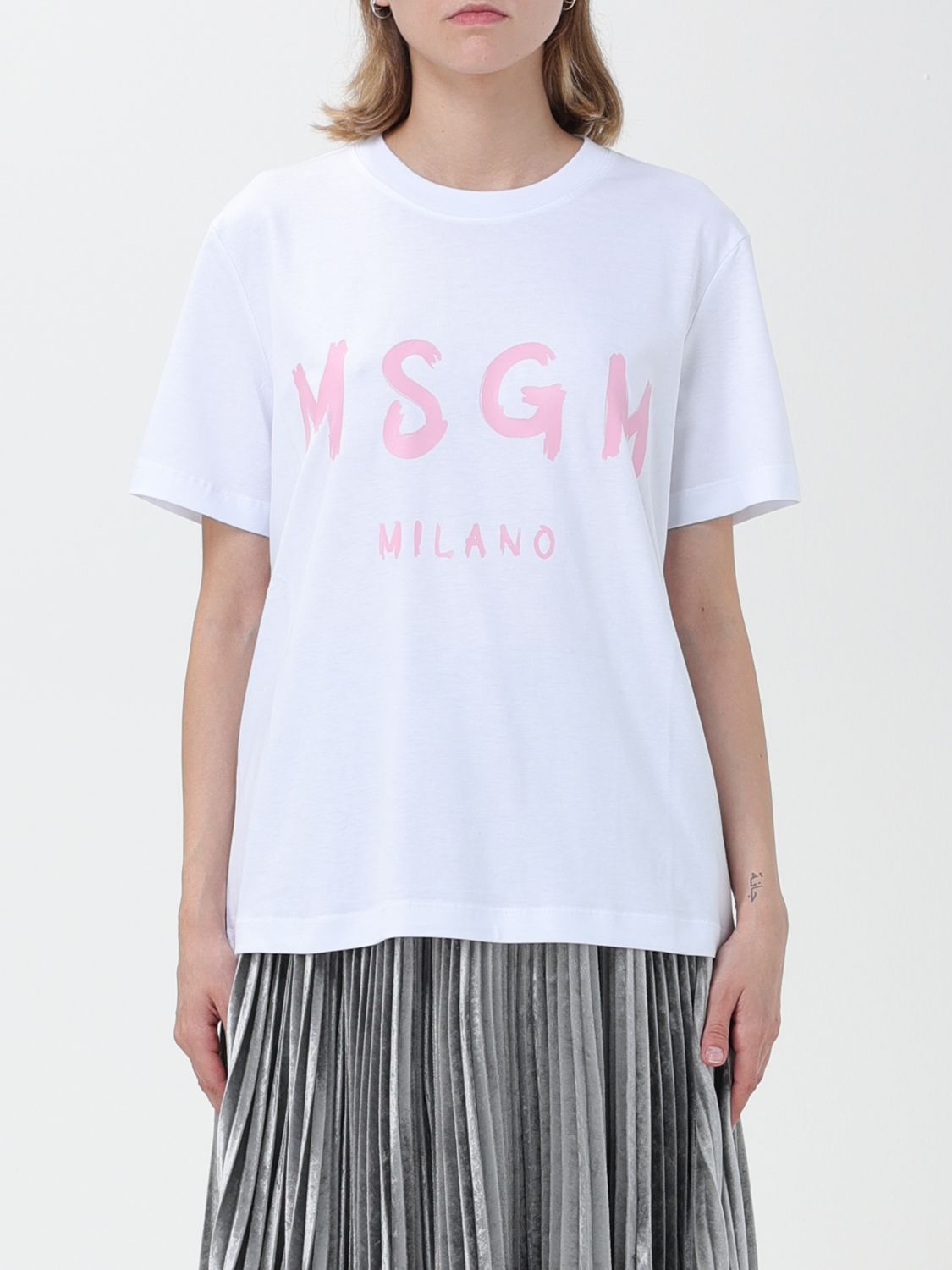 Msgm T-Shirt MSGM Woman colour White