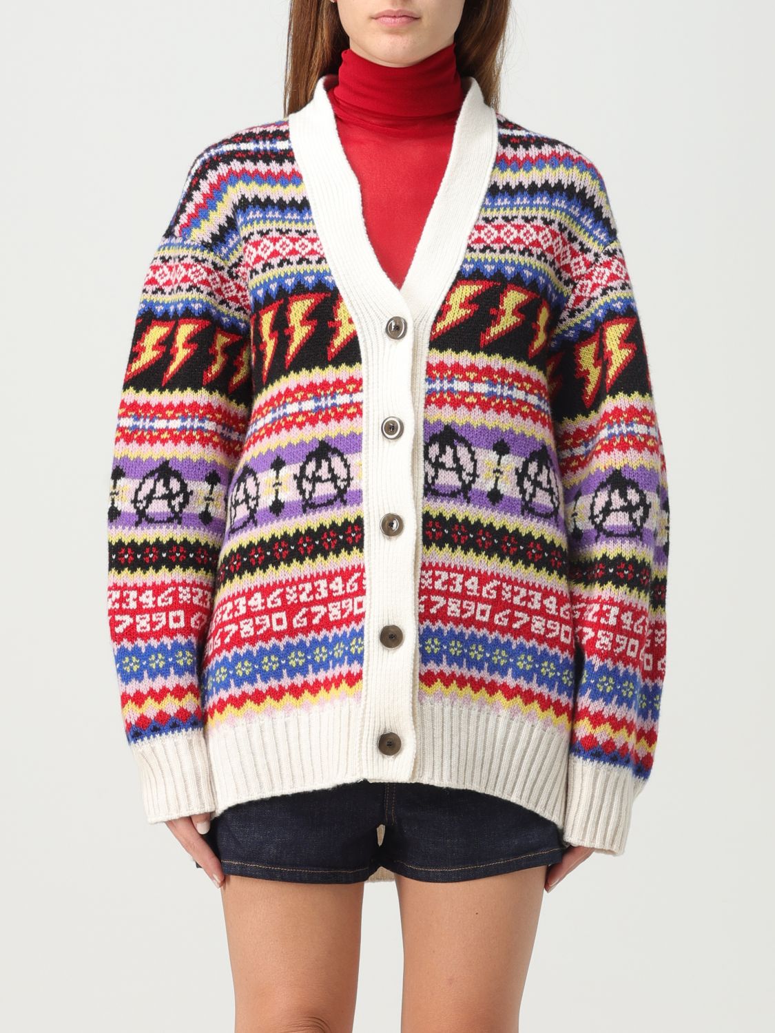 Philosophy Di Lorenzo Serafini Cardigan PHILOSOPHY DI LORENZO SERAFINI Woman colour Multicolor