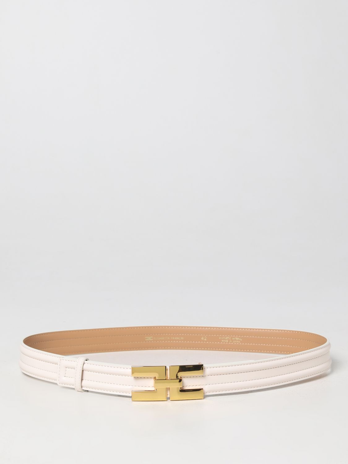 Elisabetta Franchi Belt ELISABETTA FRANCHI Woman colour Yellow Cream