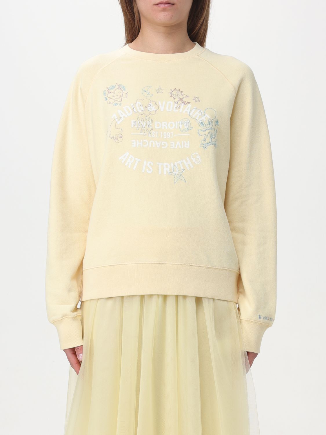 Zadig & Voltaire Sweatshirt ZADIG & VOLTAIRE Woman colour Cream