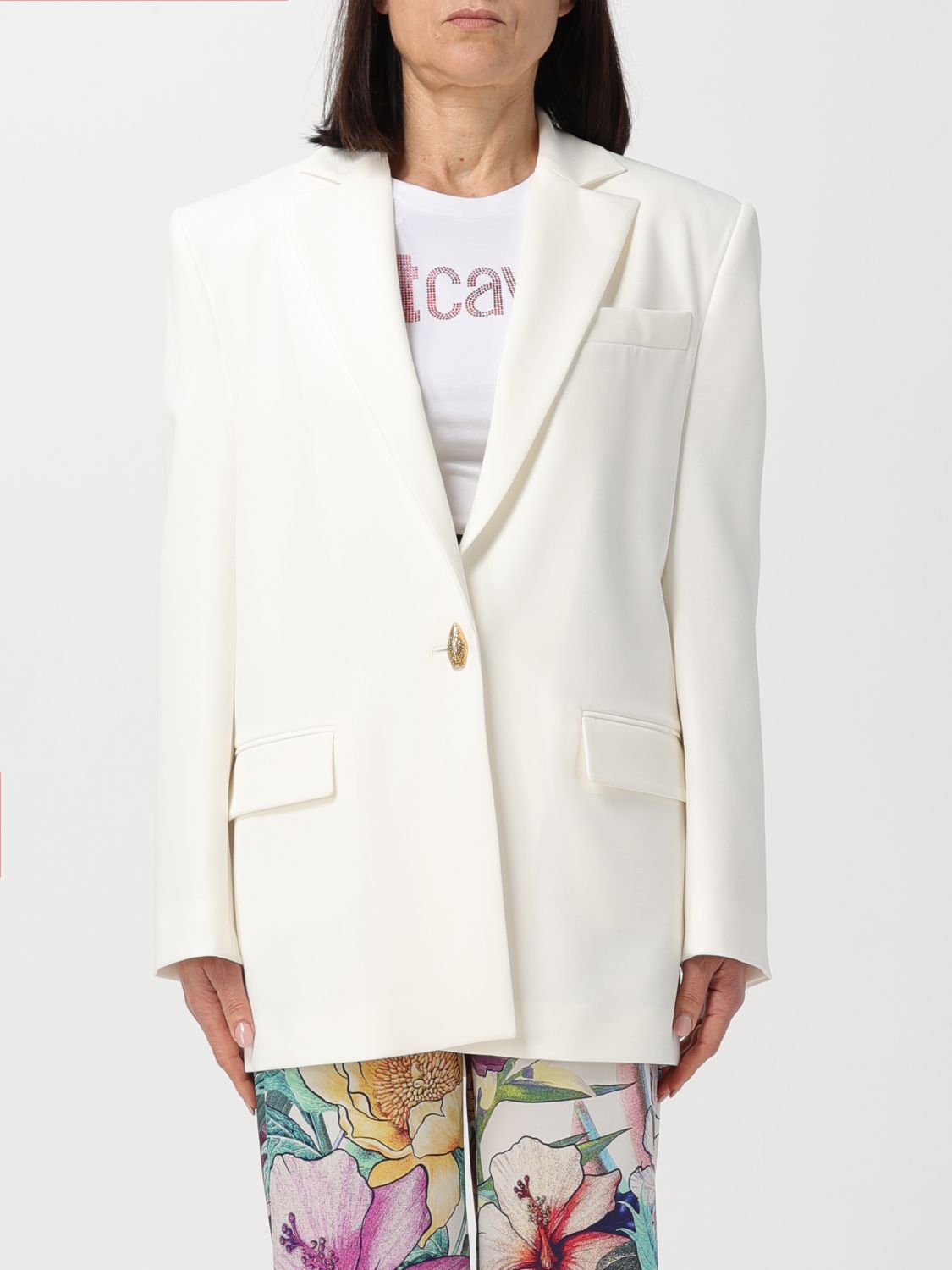 Just Cavalli Blazer JUST CAVALLI Woman colour Beige