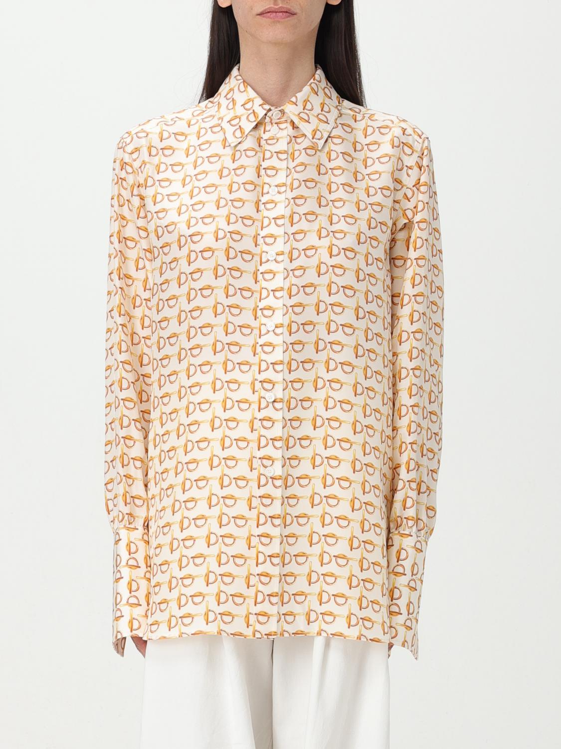 Burberry Shirt BURBERRY Woman colour Gold