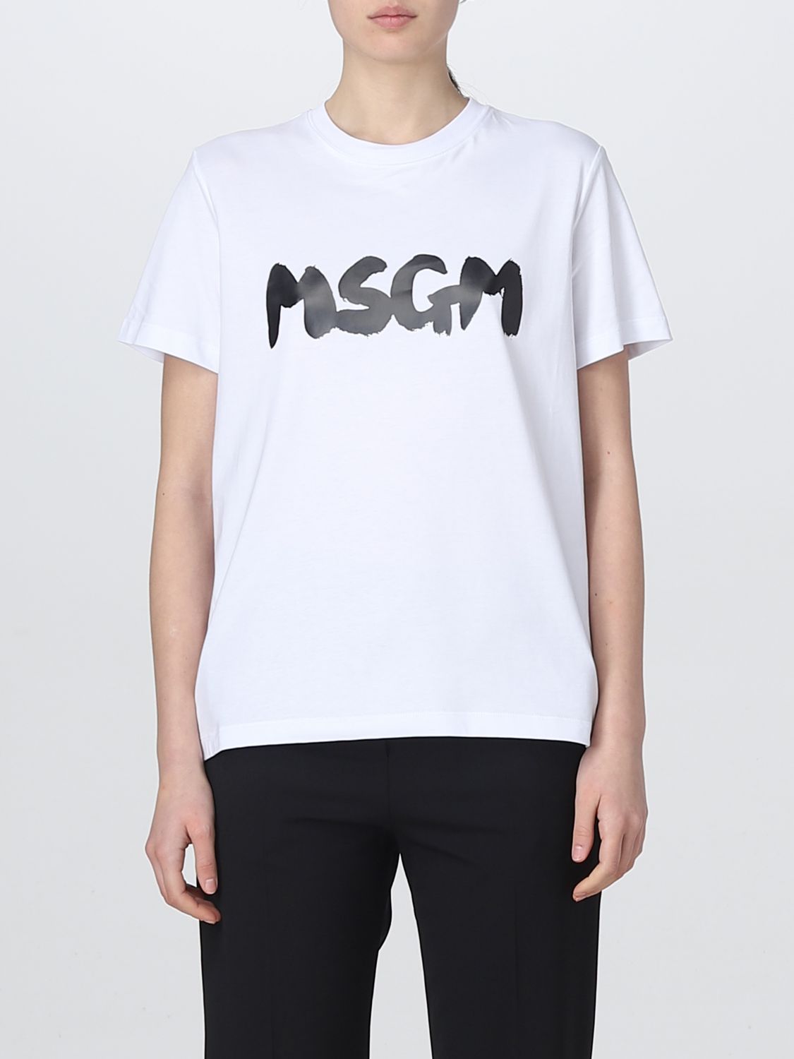 Msgm T-Shirt MSGM Woman colour White