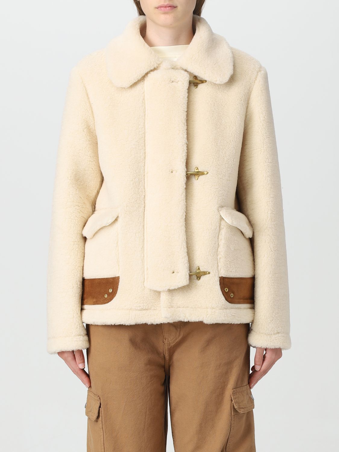 Fay Jacket FAY Woman colour Yellow Cream