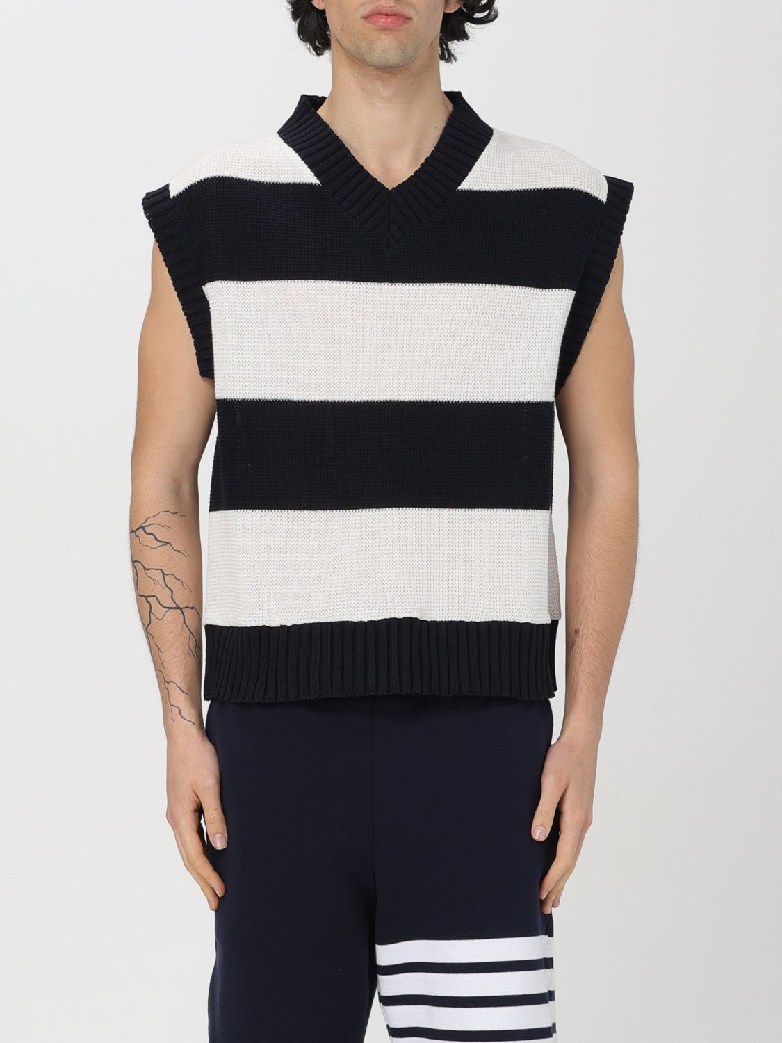 Thom Browne Cardigan THOM BROWNE Men colour Blue