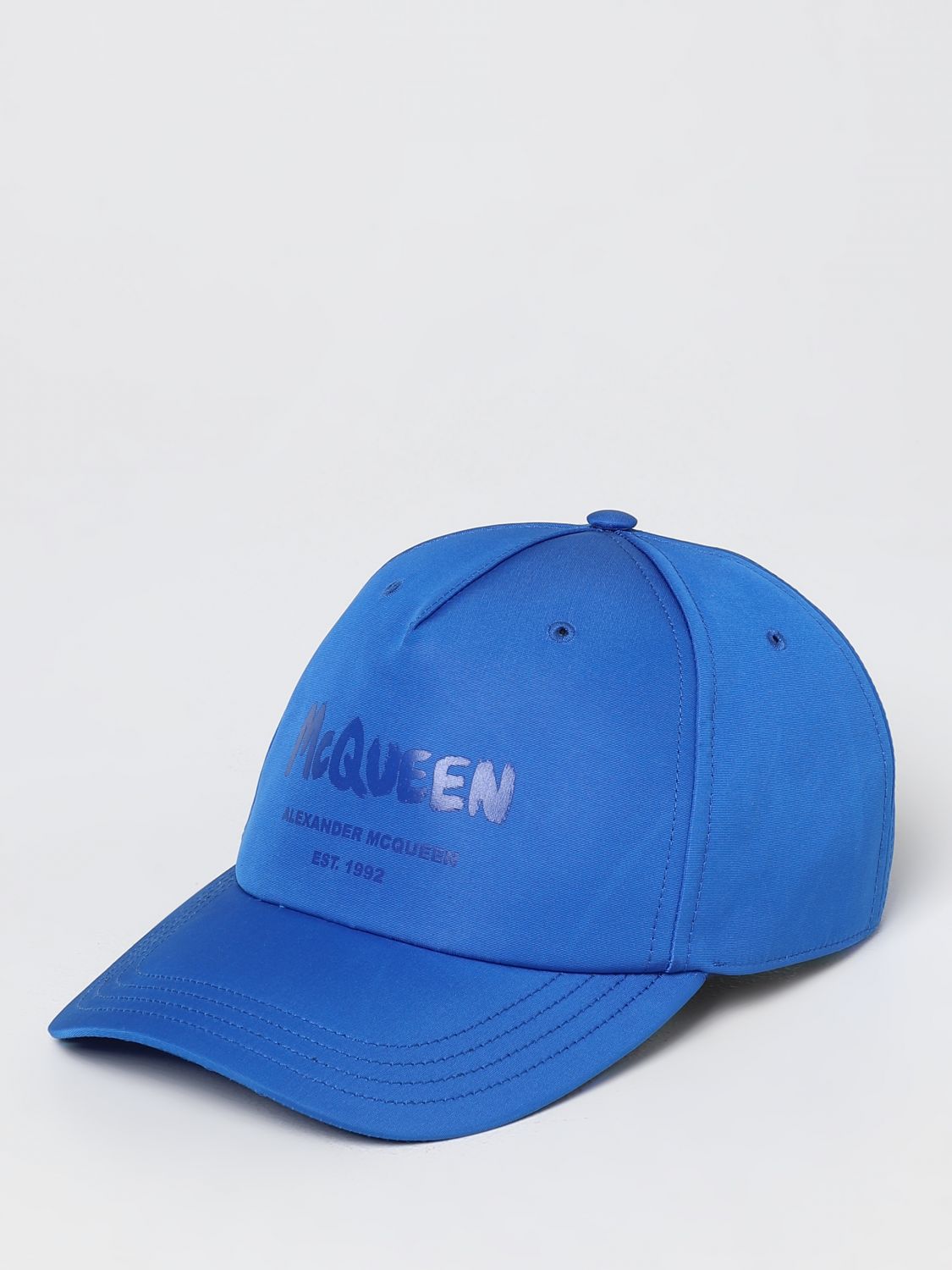 Alexander McQueen Hat ALEXANDER MCQUEEN Men colour Blue